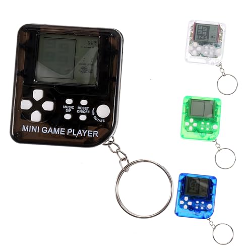 Hohopeti 4 Stück Teiliges Retro Videospiel Schlüsselanhänger Handliche Mini Spielkonsole in Transparent Blau und Grün Robustes Material als und Party Mitgebsel für Kindergeburtstag Hohopeti 4 Stück Teiliges Retro Videospiel Schlüsselanhänger Handliche Mini Spielkonsole in Transparent Blau und Grün Robustes Material als und Party Mitgebsel für Kindergeburtstag von Hohopeti