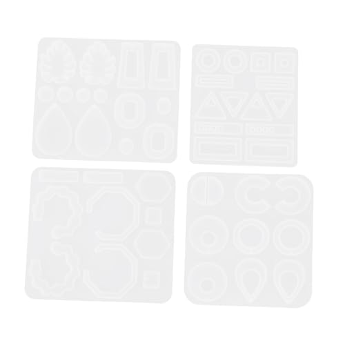 Hohopeti 4 Stück Teiliges Silikonform DIY Schmuckherstellung Bruchfest Leicht zu Reinigen Langlebig für Epoxidharz Ohrringe Selber Machen Kreative Anhänger Bastelgießformen Hohopeti 4 Stück Teiliges Silikonform DIY Schmuckherstellung Bruchfest Leicht zu Reinigen Langlebig für Epoxidharz Ohrringe Selber Machen Kreative Anhänger Bastelgießformen von Hohopeti