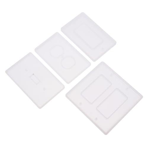 Hohopeti 4 Stück Teiliges Silikonform für DIY Kristall Epoxidharz Schalterabdeckung Langlebig Sicher Verschiedene Designs Vielseitig für Kreative Bastelprojekte Hohopeti 4 Stück Teiliges Silikonform für DIY Kristall Epoxidharz Schalterabdeckung Langlebig Sicher Verschiedene Designs Vielseitig für Kreative Bastelprojekte von Hohopeti