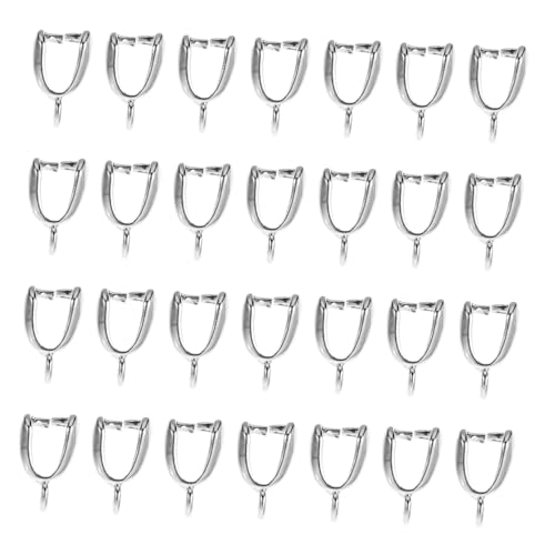 Hohopeti 40 Stück DIY Anhänger Verbinder aus Legierung Schmuckteile für Halsketten und Ohrringe Silberfarbene Kettenclips für Schmuckherstellung und Bastelbedarf Hohopeti 40 Stück DIY Anhänger Verbinder aus Legierung Schmuckteile für Halsketten und Ohrringe Silberfarbene Kettenclips für Schmuckherstellung und Bastelbedarf von Hohopeti
