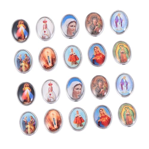 Hohopeti 40 Stück Teiliges Katholische Schmuckzubehör Mary Anhänger aus Langlebiger Legierung für Armband Halskette DIY Religiöse Charms Zubehör Hohopeti 40 Stück Teiliges Katholische Schmuckzubehör Mary Anhänger aus Langlebiger Legierung für Armband Halskette DIY Religiöse Charms Zubehör von Hohopeti
