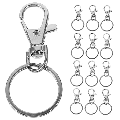 Hohopeti 40 Stück Teiliges Zinklegierung Schlüsselanhänger mit Drehverschluss und Karabinerhaken für DIY Handwerk Vielseitige Schlüsselring Clips für und Accessoires Hohopeti 40 Stück Teiliges Zinklegierung Schlüsselanhänger mit Drehverschluss und Karabinerhaken für DIY Handwerk Vielseitige Schlüsselring Clips für und Accessoires von Hohopeti