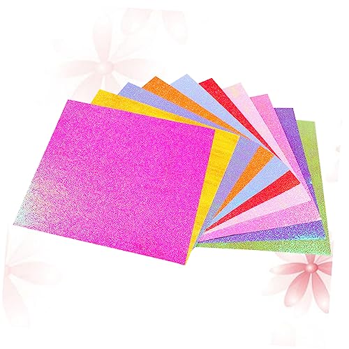 Hohopeti Origami S Schimmer Papier 400 stücke Glänzende Faltbare Handwerk Papier Perlglanz von Hohopeti