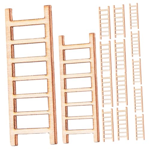 Hohopeti 40Stücke Mini Holzleitern Dekorationszubehör für DIY Ornamente Mikro Landschaftsleiter Puppenhaus und Sandtisch Landschaftsmodelle Pädagogisches für Kreativität Hohopeti 40Stücke Mini Holzleitern Dekorationszubehör für DIY Ornamente Mikro Landschaftsleiter Puppenhaus und Sandtisch Landschaftsmodelle Pädagogisches für Kreativität von Hohopeti