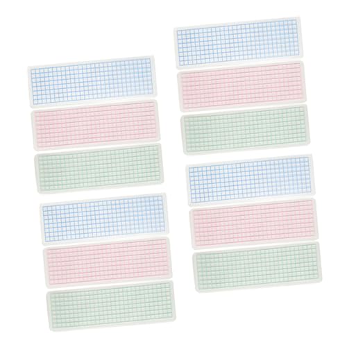 Hohopeti 45 Stück Teiliges Washi Tape Sample Boards Kunststoff Tape Dispenser mit Runden Ecken Matte Klebebandhalter Langlebig und Tragbar für DIY Büro Schule Dekorative Klebeband von Hohopeti