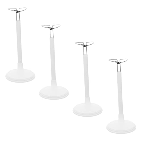 Hohopeti 4Stücke Kreativer Puppenständer Tragbarer Halter Weißes Puppenregal zur Aufbewahrung und Präsentation von Spielzeugmodellen für Puppen Platzsparend Hohopeti 4Stücke Kreativer Puppenständer Tragbarer Halter Weißes Puppenregal zur Aufbewahrung und Präsentation von Spielzeugmodellen für Puppen Platzsparend von Hohopeti