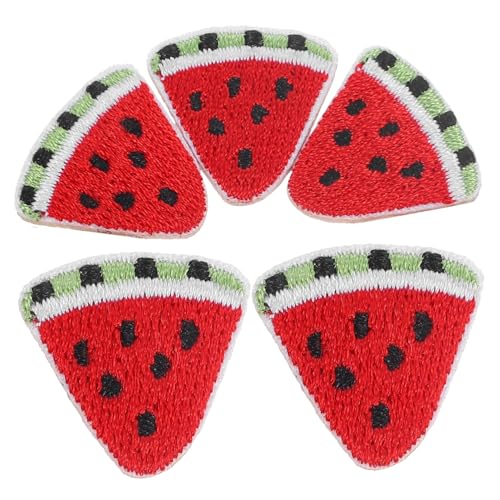 Hohopeti 5 Stück Bestickte Wassermelonen Patches zum Aufbügeln Niedliche Applikationen für Kleidung Jeans Jacken DIY Dekoration für Taschen und Hüte Kreativer Frucht Flicken Hohopeti 5 Stück Bestickte Wassermelonen Patches zum Aufbügeln Niedliche Applikationen für Kleidung Jeans Jacken DIY Dekoration für Taschen und Hüte Kreativer Frucht Flicken von Hohopeti