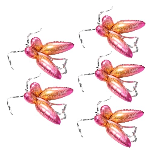 Hohopeti 5 Stück Flügel Ballon schmetterling party dekorationen Schmetterlings-Gastgeschenke Ballongirlande Partyzubehör für die Babyparty Kinderschmetterling Aluminiumfolie Rosa Hohopeti 5 Stück Flügel Ballon schmetterling party dekorationen Schmetterlings-Gastgeschenke Ballongirlande Partyzubehör für die Babyparty Kinderschmetterling Aluminiumfolie Rosa von Hohopeti