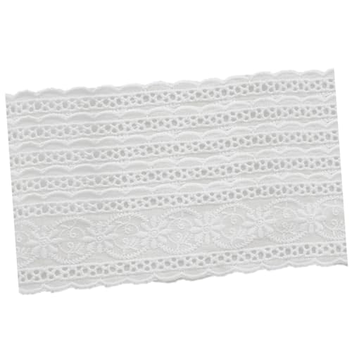 Hohopeti 5 Stück Teiliges DIY Baumwollspitzenband für Kleidung Bestickte Spitze für Mode Dekoration und Handwerk Langlebig und Vielseitig Einsetzbar Hohopeti 5 Stück Teiliges DIY Baumwollspitzenband für Kleidung Bestickte Spitze für Mode Dekoration und Handwerk Langlebig und Vielseitig Einsetzbar von Hohopeti