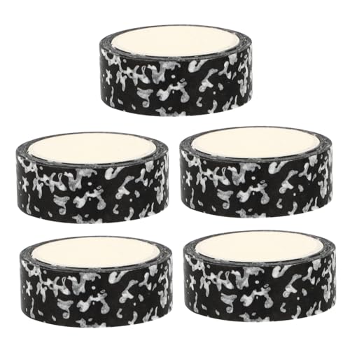 Hohopeti 5 Stück Teiliges DIY Scrapbooking Klebeband mit Langlebigem Stark Haftendem Papierband in Selbstklebend Leicht Abreißbar für Notizbücher Geschenke und Kreative Hohopeti 5 Stück Teiliges DIY Scrapbooking Klebeband mit Langlebigem Stark Haftendem Papierband in Selbstklebend Leicht Abreißbar für Notizbücher Geschenke und Kreative von Hohopeti