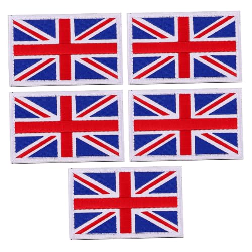 Hohopeti 5 Stück Teiliges Handbestickter Uk Flaggen Aufnäher aus Robustem Stoff Vielseitige Union Jack Applikationen zum Aufnähen für Kleidung Hüte Rucksäcke und DIY Bastelprojekte Hohopeti 5 Stück Teiliges Handbestickter Uk Flaggen Aufnäher aus Robustem Stoff Vielseitige Union Jack Applikationen zum Aufnähen für Kleidung Hüte Rucksäcke und DIY Bastelprojekte von Hohopeti
