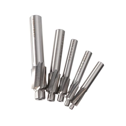 Hohopeti 5 Stück Teiliges Hochgeschwindigkeitsstahl Senkfräser und Gerade Schaftfräser für Cnc Präzise Bohrer für Stahl Edelstahl Aluminium Verschleißfest und Zentriert Durchmesser Hohopeti 5 Stück Teiliges Hochgeschwindigkeitsstahl Senkfräser und Gerade Schaftfräser für Cnc Präzise Bohrer für Stahl Edelstahl Aluminium Verschleißfest und Zentriert Durchmesser von Hohopeti