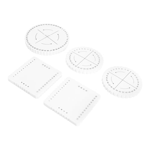 Hohopeti 5 Stück Teiliges Kumihimo Flechtset EVA Schnur Armband Webscheibe Rund und Quadratisch Vielseitig für DIY Schmuckherstellung für Handarbeitsliebhaber Hohopeti 5 Stück Teiliges Kumihimo Flechtset EVA Schnur Armband Webscheibe Rund und Quadratisch Vielseitig für DIY Schmuckherstellung für Handarbeitsliebhaber von Hohopeti