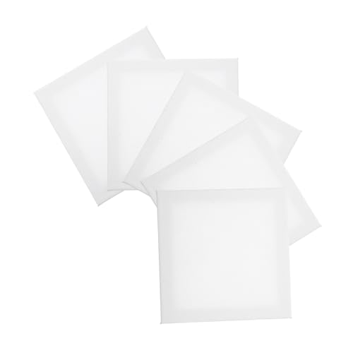 Hohopeti 5 Stück Teiliges Leinwand aus Baumwolle und Leinen Gespannte Holzrahmen Leere Maltafeln für Öl und Acrylfarben DIY Kunstbedarf für Anfänger und Künstler Hohopeti 5 Stück Teiliges Leinwand aus Baumwolle und Leinen Gespannte Holzrahmen Leere Maltafeln für Öl und Acrylfarben DIY Kunstbedarf für Anfänger und Künstler von Hohopeti