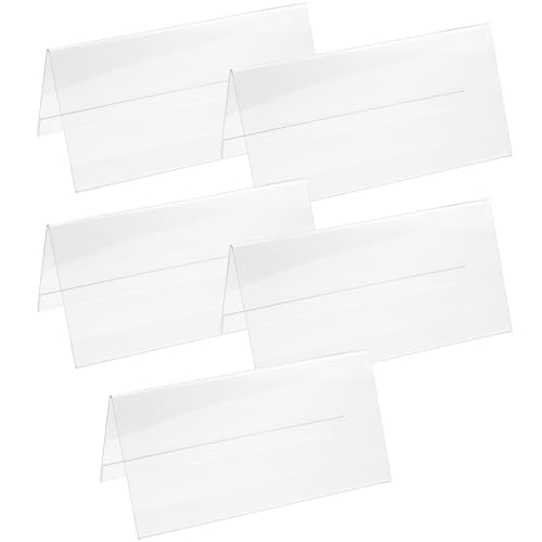 Hohopeti 5 Stück Teiliges transparenter Tischaufsteller Doppelseitige Stabile Sitzplatzschilder mit Abgerundeten Kanten Wiederverwendbar Sichere Oberfläche für Meetings Partys Hochzeiten Hohopeti 5 Stück Teiliges transparenter Tischaufsteller Doppelseitige Stabile Sitzplatzschilder mit Abgerundeten Kanten Wiederverwendbar Sichere Oberfläche für Meetings Partys Hochzeiten von Hohopeti