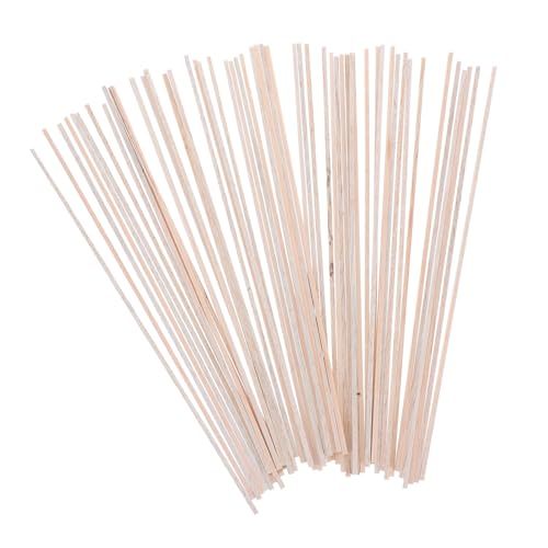 Hohopeti 50 Stück Balsaholzstreifen, Holzstreifen, Balsastäbe, Holzbastelstäbchen, Stäbe Zum Bemalen, Färben, Diy-bastel- Und Modellprojekte, Beige, 30 Cm Hohopeti 50 Stück Balsaholzstreifen, Holzstreifen, Balsastäbe, Holzbastelstäbchen, Stäbe Zum Bemalen, Färben, Diy-bastel- Und Modellprojekte, Beige, 30 Cm von Hohopeti