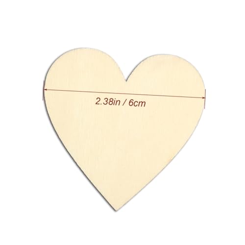 Hohopeti 50 Stück Holzherzen Scheiben zum Basteln Natürliche Holzscheiben mit Rinde für DIY Schmuck Holzverzierungen Scrapbooking und Dekorationen Hohopeti 50 Stück Holzherzen Scheiben zum Basteln Natürliche Holzscheiben mit Rinde für DIY Schmuck Holzverzierungen Scrapbooking und Dekorationen von Hohopeti