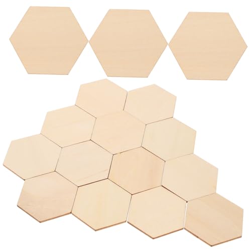 Hohopeti 50 Stück Sechseck Holzplättchen Unlackierte Holzausschnitte Hexagon Formen DIY Holzstücke für Hochzeit Geburtstag Weihnachtsdeko und Bastelprojekte Hohopeti 50 Stück Sechseck Holzplättchen Unlackierte Holzausschnitte Hexagon Formen DIY Holzstücke für Hochzeit Geburtstag Weihnachtsdeko und Bastelprojekte von Hohopeti