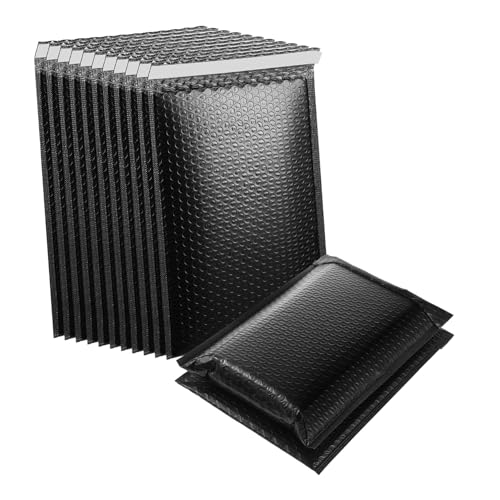 Hohopeti 50 Stück Stoßfeste Schaumstofftasche Mailingumschläge Packungstaschen Versandtaschen für Bekleidung Postsäcke Bekleidungsmischer für den Versand Mailer PE-Coextrusionsfolie Schwarz Hohopeti 50 Stück Stoßfeste Schaumstofftasche Mailingumschläge Packungstaschen Versandtaschen für Bekleidung Postsäcke Bekleidungsmischer für den Versand Mailer PE-Coextrusionsfolie Schwarz von Hohopeti