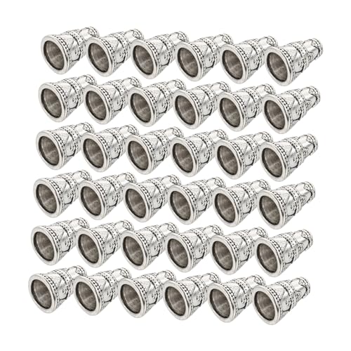Hohopeti 50 Stück Teiliges Antike Silberlegierung Perlenkappen Blütenform Schmuckzubehör für DIY Armbänder Halsketten Bastelarbeiten Verbinden und Dekorieren Hohopeti 50 Stück Teiliges Antike Silberlegierung Perlenkappen Blütenform Schmuckzubehör für DIY Armbänder Halsketten Bastelarbeiten Verbinden und Dekorieren von Hohopeti