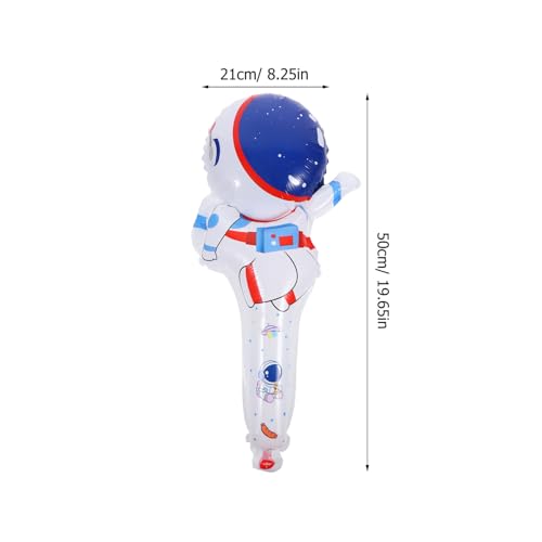 Hohopeti 50 Stück Teiliges Astronaut Folienballon Aufblasbare Partydekoration mit Weltraumthema Handliche Folienballons für Geburtstagsfeiern Raumdeko und Fotorequisiten Partyaccessoires von Hohopeti