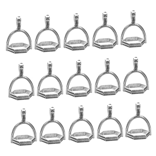 Hohopeti 50 Stück Teiliges Hexagon Anhänger DIY Schmuckverbinder für Ohrringe Halsketten Armbänder Langlebig Leicht für Handgemachte Schmuckkreationen Hohopeti 50 Stück Teiliges Hexagon Anhänger DIY Schmuckverbinder für Ohrringe Halsketten Armbänder Langlebig Leicht für Handgemachte Schmuckkreationen von Hohopeti