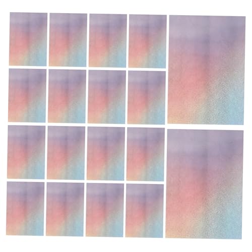 Hohopeti 50 Stück Teiliges Metallic-glitzer Cardstock mit Holografischer Spiegelnder Oberfläche Vielseitig Bedruckbar für Scrapbooking Menügestaltung Partydekoration und Kreative Hohopeti 50 Stück Teiliges Metallic-glitzer Cardstock mit Holografischer Spiegelnder Oberfläche Vielseitig Bedruckbar für Scrapbooking Menügestaltung Partydekoration und Kreative von Hohopeti