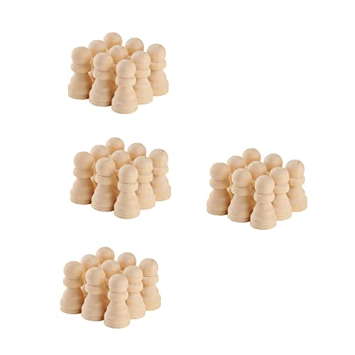 Hohopeti 50 Stück Teiliges Unbemalte Holz Schachfiguren DIY Bastelspielzeug für Naturbelassen Blanko Oberfläche zum Bemalen Fördert Kreativität und Handwerkliche Fähigkeiten Geeignet als Hohopeti 50 Stück Teiliges Unbemalte Holz Schachfiguren DIY Bastelspielzeug für Naturbelassen Blanko Oberfläche zum Bemalen Fördert Kreativität und Handwerkliche Fähigkeiten Geeignet als von Hohopeti