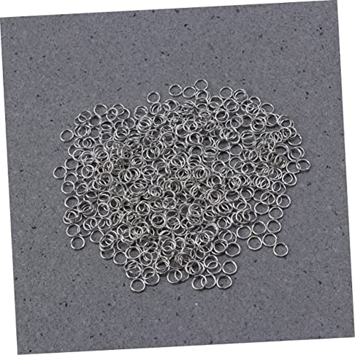 Hohopeti 500 STÜCK Geschlossene Sprungringe aus Silber Schmuckherstellung Ringe für DIY Anhänger Armbänder und Halsketten Vielseitige Bastelringe für Professionelle Schmuckkreationen von Hohopeti