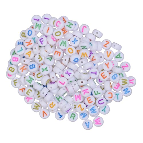 Hohopeti 500Stücke Bunte Buchstabenperlen für DIY Bastelperlen Runde Perlen Accessoires für Kreative Bastelarbeiten Hohopeti 500Stücke Bunte Buchstabenperlen für DIY Bastelperlen Runde Perlen Accessoires für Kreative Bastelarbeiten von Hohopeti
