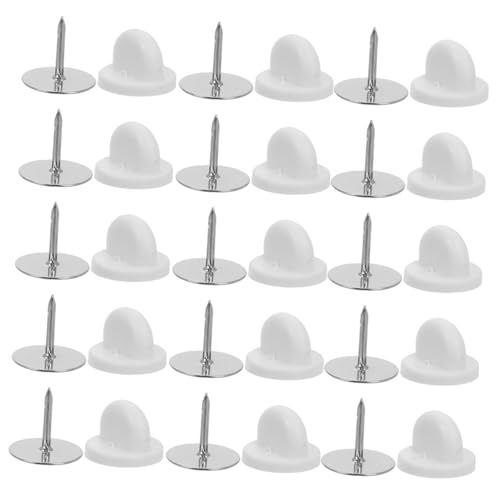 Hohopeti 50Stücke Schmetterlings Clutch Pin Rückseiten Runde Anstecknadel Halter für DIY Accessoires Praktische Aufbewahrungsbox für Krawatten Hüte von Hohopeti