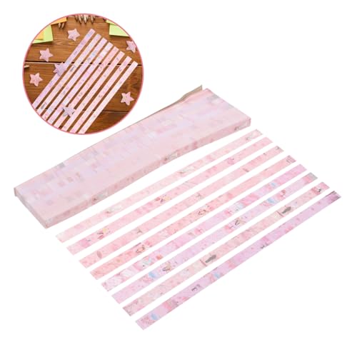 Hohopeti 540 Stück Teiliges Origami Stern Papier Bunte Papierstreifen für DIY Bastelpapier Sterne Leuchtende Faltstreifen Handwerkliches Bastelpapier für Handarbeit und Dekoration Hohopeti 540 Stück Teiliges Origami Stern Papier Bunte Papierstreifen für DIY Bastelpapier Sterne Leuchtende Faltstreifen Handwerkliches Bastelpapier für Handarbeit und Dekoration von Hohopeti