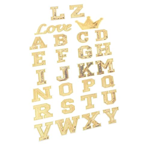 Hohopeti 56 Stück Teiliges Pailletten Alphabet Bügel Näh patches Goldfarben Bestickte Applikationen für Kleidung Taschen Hüte DIY Reparatur Verzierung Hohopeti 56 Stück Teiliges Pailletten Alphabet Bügel Näh patches Goldfarben Bestickte Applikationen für Kleidung Taschen Hüte DIY Reparatur Verzierung von Hohopeti