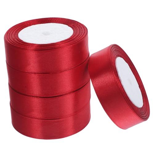 Hohopeti 5Rollen Satinband für Hochzeit und Geschenkverpackung Dekoratives Wickelband für Blumendekoration DIY und Festlichkeiten Hohopeti 5Rollen Satinband für Hochzeit und Geschenkverpackung Dekoratives Wickelband für Blumendekoration DIY und Festlichkeiten von Hohopeti