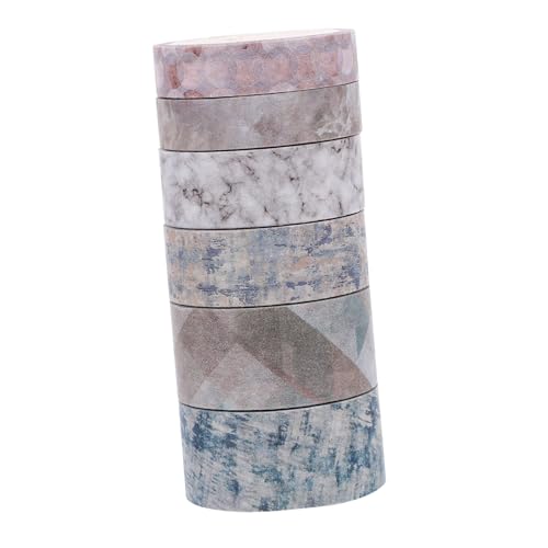 Hohopeti 6 Rollen Washi Tape Set Dekoratives Klebeband für DIY Scrapbooking Party Dekorationen Einfach Klebend Vielseitig Verwendbar Praktische Handwerksbänder Hohopeti 6 Rollen Washi Tape Set Dekoratives Klebeband für DIY Scrapbooking Party Dekorationen Einfach Klebend Vielseitig Verwendbar Praktische Handwerksbänder von Hohopeti