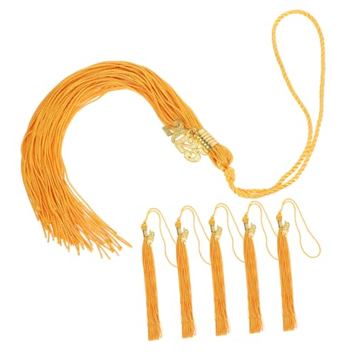 Hohopeti 6 Stück Dekorative Abschlusskappen Quasten aus Polyester Einfache Befestigung Weiche Langlebige Abschlusshut Anhänger für Graduiertenfeier DIY Abschlusskappen Zubehör Hohopeti 6 Stück Dekorative Abschlusskappen Quasten aus Polyester Einfache Befestigung Weiche Langlebige Abschlusshut Anhänger für Graduiertenfeier DIY Abschlusskappen Zubehör von Hohopeti