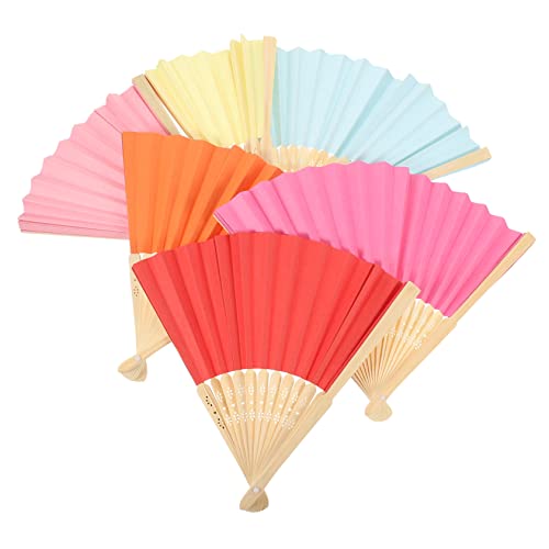 Hohopeti 6 Stück Faltbare Papier Handfächer Diy Fächer Kinderzimmer Dekoration Party Zubehör Nachhaltig und Kreativ Hohopeti 6 Stück Faltbare Papier Handfächer Diy Fächer Kinderzimmer Dekoration Party Zubehör Nachhaltig und Kreativ von Hohopeti