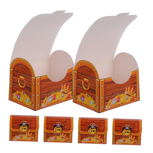 Hohopeti 6 Stück Schatztruhe Wiederverwendbar Candy Box Süßigkeitenhalter für Halloween Geburtstag Party Junge Mädchen Geschenkboxen Hohopeti 6 Stück Schatztruhe Wiederverwendbar Candy Box Süßigkeitenhalter für Halloween Geburtstag Party Junge Mädchen Geschenkboxen von Hohopeti