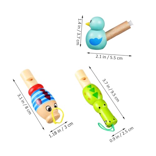 Hohopeti 6 Stück Teiliges Cartoon Tierpfeifen Holz und PVC Kindertrillerpfeifen Lustiges Partyspielzeug Geburtstags mitgebsel für Jungen und Mädchen Leicht Sicher Musikalisch Langlebig Hohopeti 6 Stück Teiliges Cartoon Tierpfeifen Holz und PVC Kindertrillerpfeifen Lustiges Partyspielzeug Geburtstags mitgebsel für Jungen und Mädchen Leicht Sicher Musikalisch Langlebig von Hohopeti