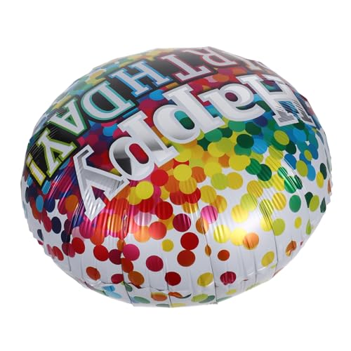 Hohopeti 6 Stück Teiliges Happy Birthday Folienballons Große Runde Heliumballons aus Robustem Aluminiumfolie Farbenfrohe Kreisform für Geburtstagsfeier Deko Vielseitig für Innen und Hohopeti 6 Stück Teiliges Happy Birthday Folienballons Große Runde Heliumballons aus Robustem Aluminiumfolie Farbenfrohe Kreisform für Geburtstagsfeier Deko Vielseitig für Innen und von Hohopeti
