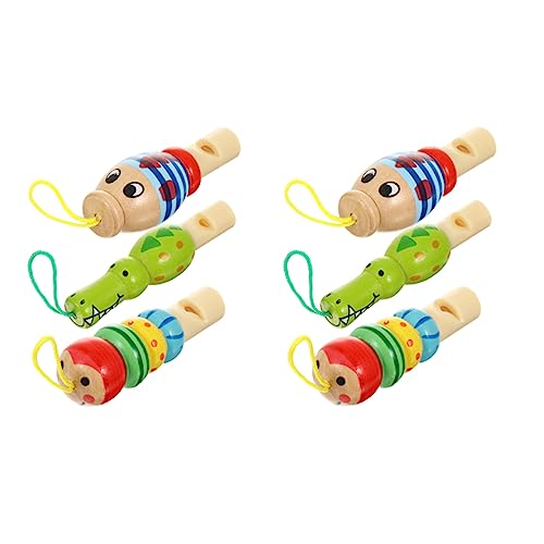 Hohopeti 6 Stück Teiliges Holz Tierpfeifen Musikalisch Cartoon Design Sicher Glatte Oberfläche Pädagogisch Für Junge Mädchen Und Kleinkinder Hohopeti 6 Stück Teiliges Holz Tierpfeifen Musikalisch Cartoon Design Sicher Glatte Oberfläche Pädagogisch Für Junge Mädchen Und Kleinkinder von Hohopeti