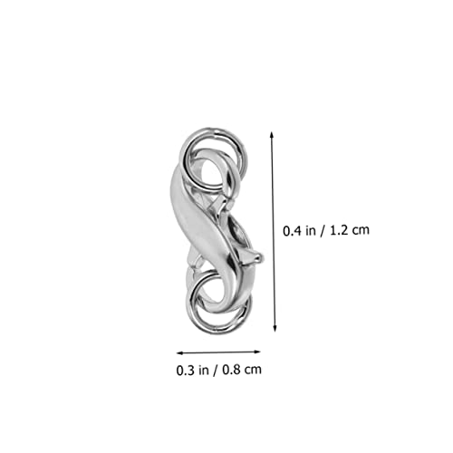 Hohopeti 6 Stück Teiliges Metall Lobster Verschlüsse DIY Schmuckverbinder für Armbänder und Halsketten Langlebige Clips für Handgemachte Schmuckherstellung von Hohopeti