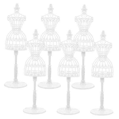 Hohopeti 6 Stück Teiliges Mini Mannequin Weiß Hohler Mini Art Mannequin Puppenständer Kreatives Puppenkleider Display für Miniatur Puppenhaus Dekoration und Zubehör Hohopeti 6 Stück Teiliges Mini Mannequin Weiß Hohler Mini Art Mannequin Puppenständer Kreatives Puppenkleider Display für Miniatur Puppenhaus Dekoration und Zubehör von Hohopeti