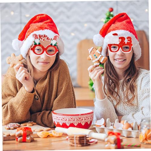 Hohopeti 6 Stück Teiliges Weihnachtsbrillen Lustige Partybrillen mit Verschiedenen Festlichen Motiven Foto-requisiten für Erwachsene bei Xmas-partys und Weihnachtsdeko Hohopeti 6 Stück Teiliges Weihnachtsbrillen Lustige Partybrillen mit Verschiedenen Festlichen Motiven Foto-requisiten für Erwachsene bei Xmas-partys und Weihnachtsdeko von Hohopeti