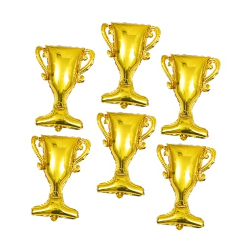 Hohopeti 6 Stück Trophäenballons Glückwunsch Abschlussdekorationen Abschlussdekorationen Ballons Goldfolienballons Verlobungsballon Kindergarten Abschlussfeier Zubehör Goldene Hohopeti 6 Stück Trophäenballons Glückwunsch Abschlussdekorationen Abschlussdekorationen Ballons Goldfolienballons Verlobungsballon Kindergarten Abschlussfeier Zubehör Goldene von Hohopeti