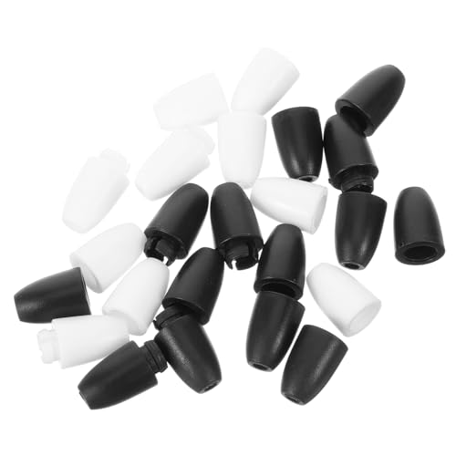 Hohopeti 60 Stück Sicherheitsverschluss Klemmen für Schmuck und Armbänder Schwarze Weiße Große Kunststoffverschluss Connectoren für DIY Projekte Hohopeti 60 Stück Sicherheitsverschluss Klemmen für Schmuck und Armbänder Schwarze Weiße Große Kunststoffverschluss Connectoren für DIY Projekte von Hohopeti