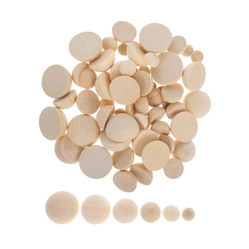Hohopeti 60 Stück Teiliges Halbe Holzkugeln Natürliche Holzperlen für DIY Bastelprojekte Holz Halbperlen für Schmuck Dekoration und Handwerk Hohopeti 60 Stück Teiliges Halbe Holzkugeln Natürliche Holzperlen für DIY Bastelprojekte Holz Halbperlen für Schmuck Dekoration und Handwerk von Hohopeti