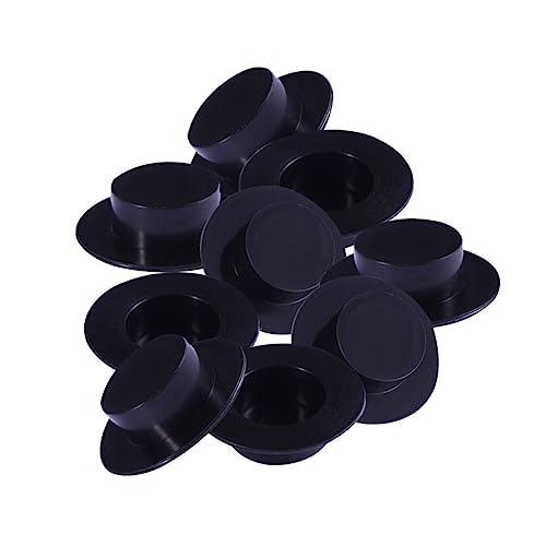 Hohopeti 60 Stück Teiliges Kleine Schwarze Plastik Clownhüte Mini Partyhüte für DIY Basteln Festliche Kopfbedeckung Erwachsene Weihnachtsdeko Hohopeti 60 Stück Teiliges Kleine Schwarze Plastik Clownhüte Mini Partyhüte für DIY Basteln Festliche Kopfbedeckung Erwachsene Weihnachtsdeko von Hohopeti