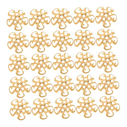 Hohopeti 600 Stücke Metall Perlenkappen Blumenform Hohle Spacer Endkappen für DIY Schmuckherstellung Armbänder Halsketten Kreative Bastelperlen Zubehör Hohopeti 600 Stücke Metall Perlenkappen Blumenform Hohle Spacer Endkappen für DIY Schmuckherstellung Armbänder Halsketten Kreative Bastelperlen Zubehör von Hohopeti