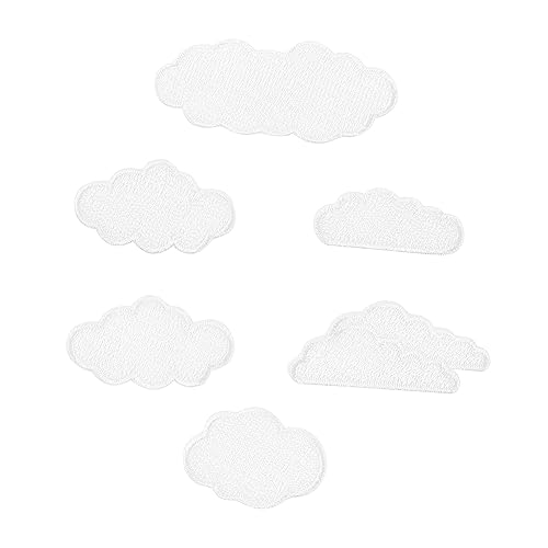 Hohopeti 6Stücke Wolkenform Patches Selbstklebende Bestickte Dekorative Aufnäher für Jeans Kleidung und DIY Projekte für Taschen und Rucksäcke Hohopeti 6Stücke Wolkenform Patches Selbstklebende Bestickte Dekorative Aufnäher für Jeans Kleidung und DIY Projekte für Taschen und Rucksäcke von Hohopeti